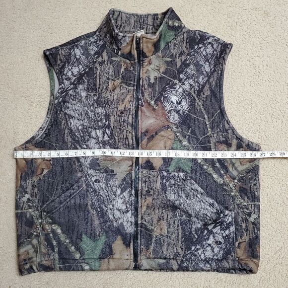 Macks Prairie Wings Mens Size XL Fleece Camo Vest - Picture 9 of 10